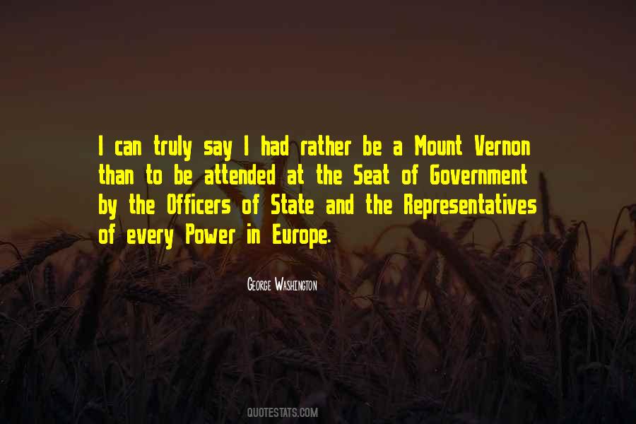 Quotes About Mount Vernon #1828344