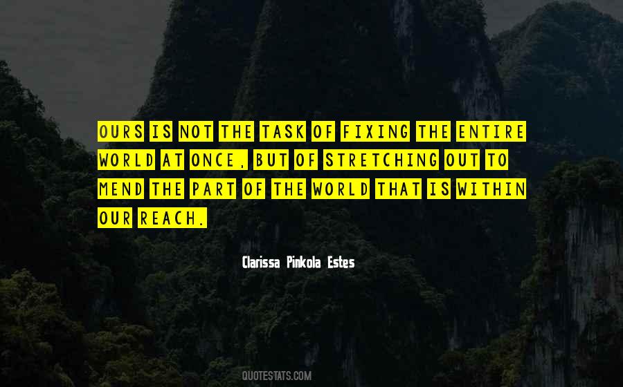 Quotes About Fixing The World #1405857