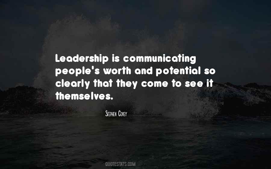 Leadership Potential Quotes #1097035