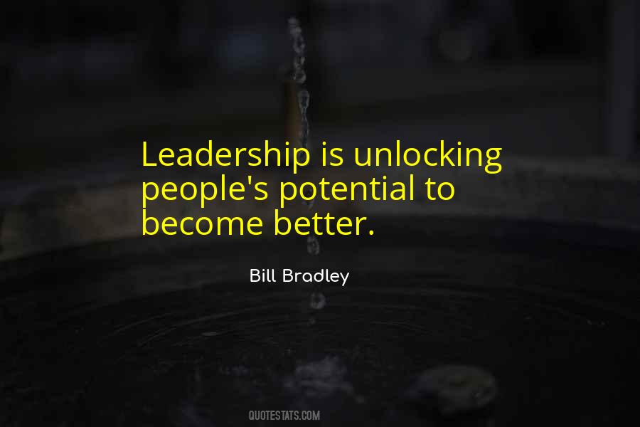 Leadership Potential Quotes #1281434