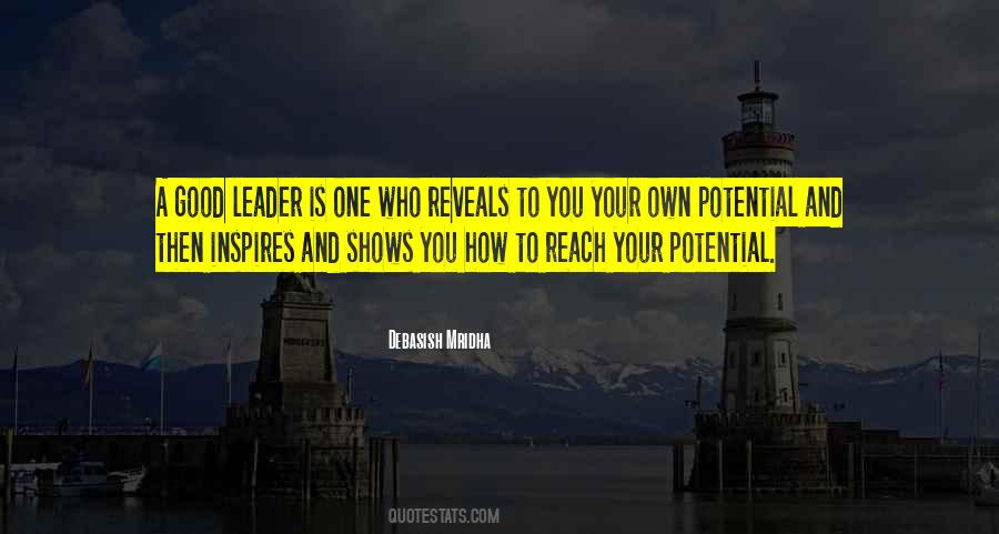 Leadership Potential Quotes #844612