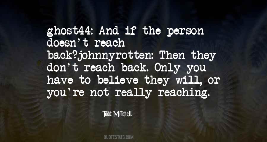 Reaching Back Quotes #798298