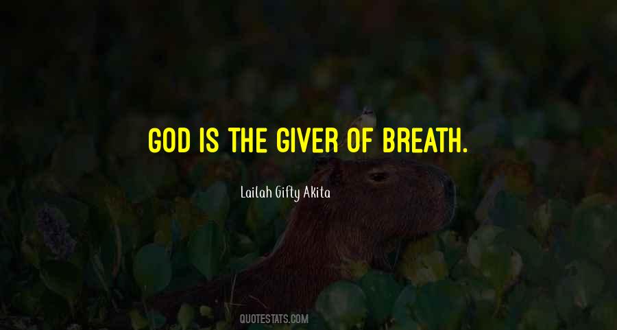 The Breath Of God Quotes #1054842