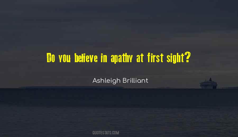 Quotes About Apathy #1058692