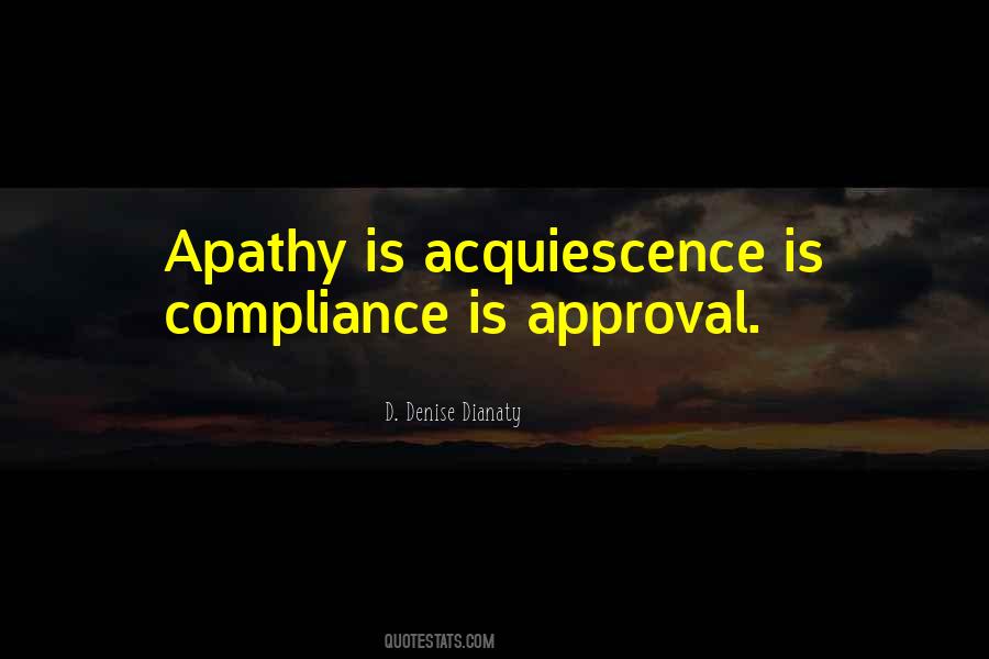 Quotes About Apathy #1183520
