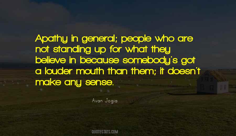 Quotes About Apathy #1692364