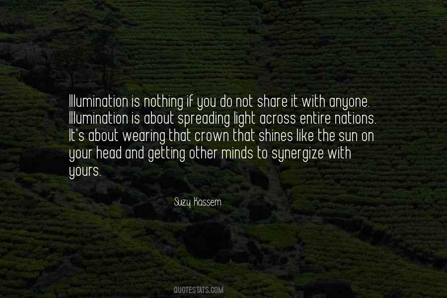 Quotes About Illumination #1163940