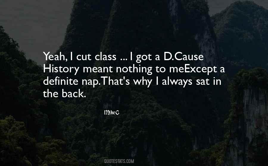 Cut Class Quotes #442159