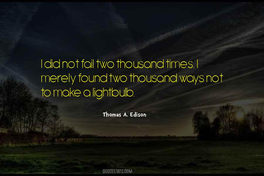 Thousand Times Quotes #1191801