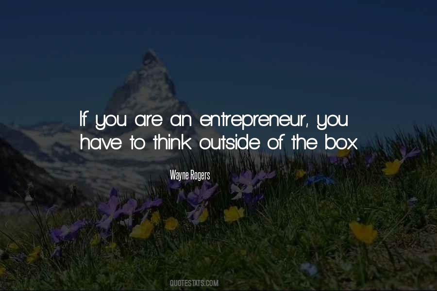 Quotes About Think Outside The Box #839034