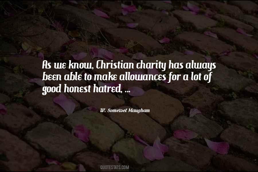 Christian Charity Quotes #1039990