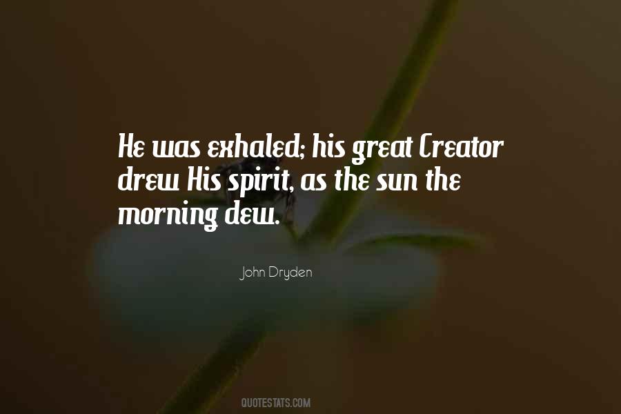 Quotes About Morning Dew #1195914