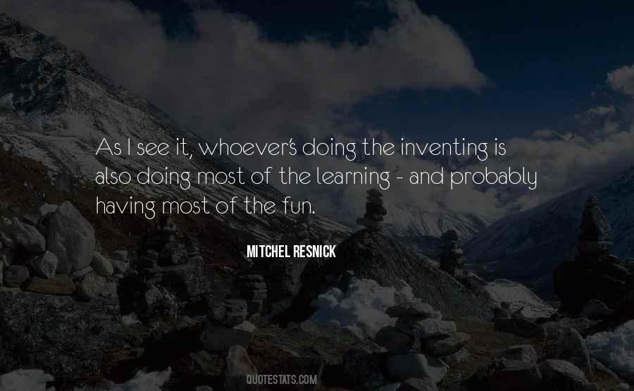 Quotes About Inventing Things #447739
