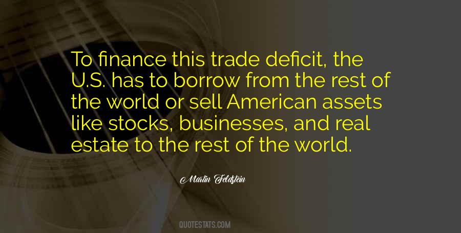 Trade Deficit Quotes #973860