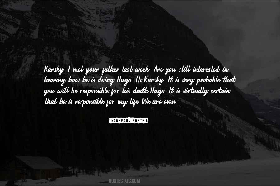 Quotes About Responsibility In Life #77200
