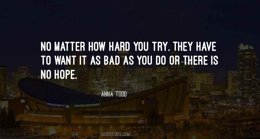 Quotes About No Matter How Hard You Try #786165