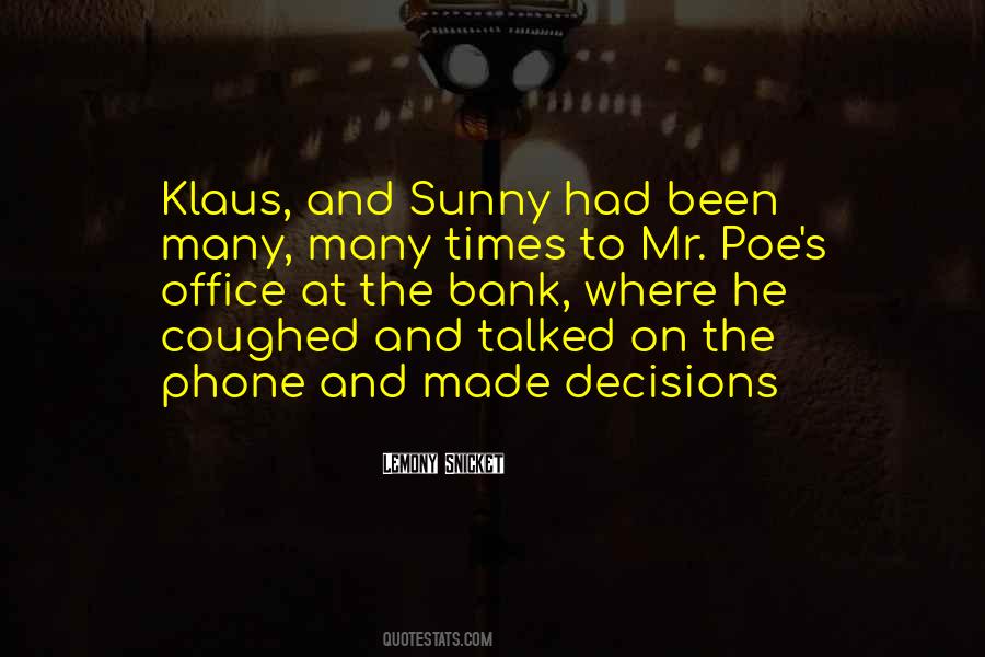 Quotes About Klaus #13501