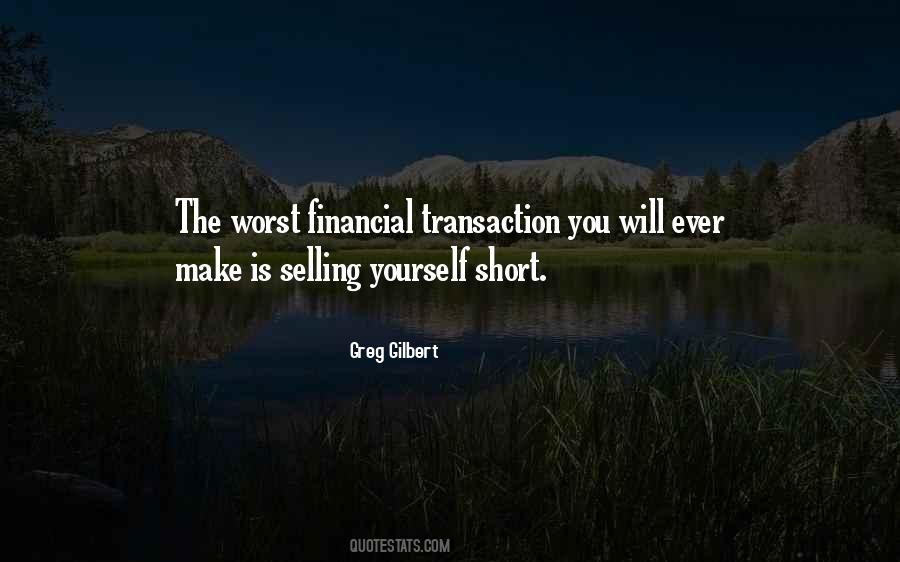 Quotes About Selling Yourself #154688