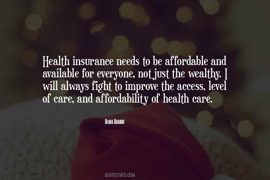 Quotes About Affordable Health Care #912453