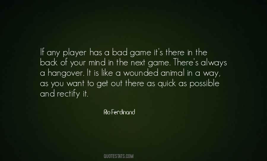 Quotes About Wounded Animal #131018