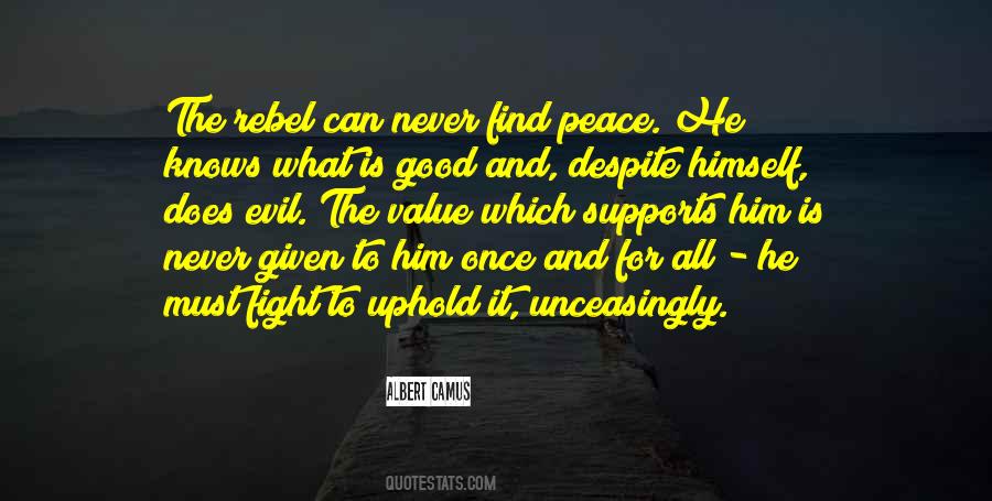 Quotes About Fighting Evil #227026