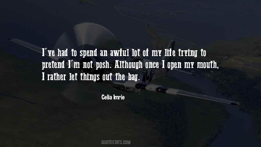 Posh Life Quotes #1325641