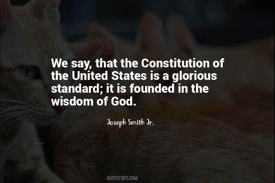 Quotes About The Constitution Of The United States #1741342