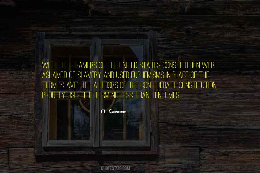Quotes About The Constitution Of The United States #320971