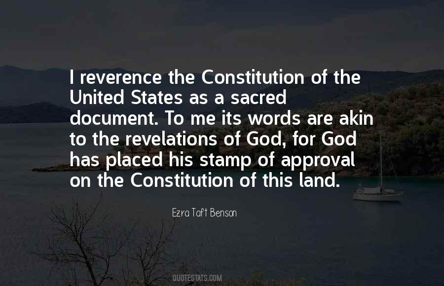 Quotes About The Constitution Of The United States #909528