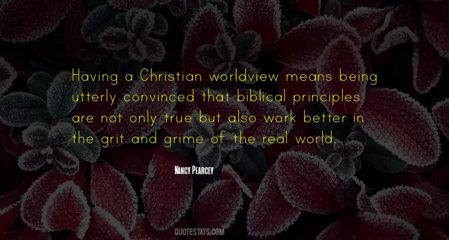 Quotes About Biblical Worldview #140919