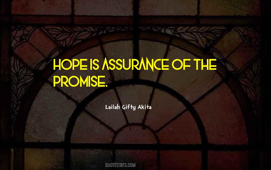 Quotes About Assurance #1279577