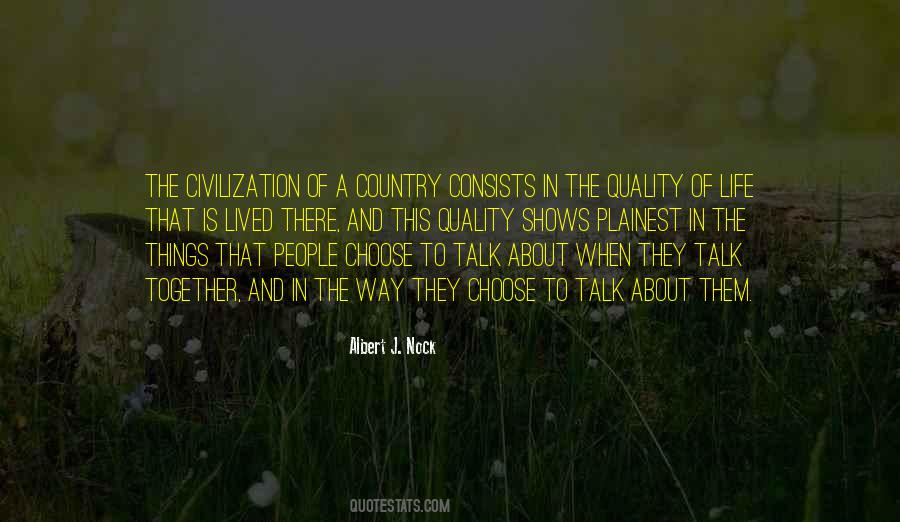 Quality Of People Quotes #200626