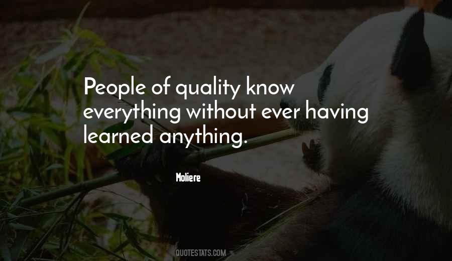 Quality Of People Quotes #62917