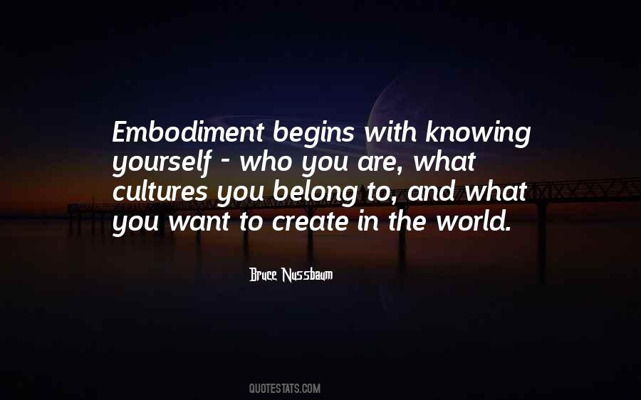 Quotes About Embodiment #915800