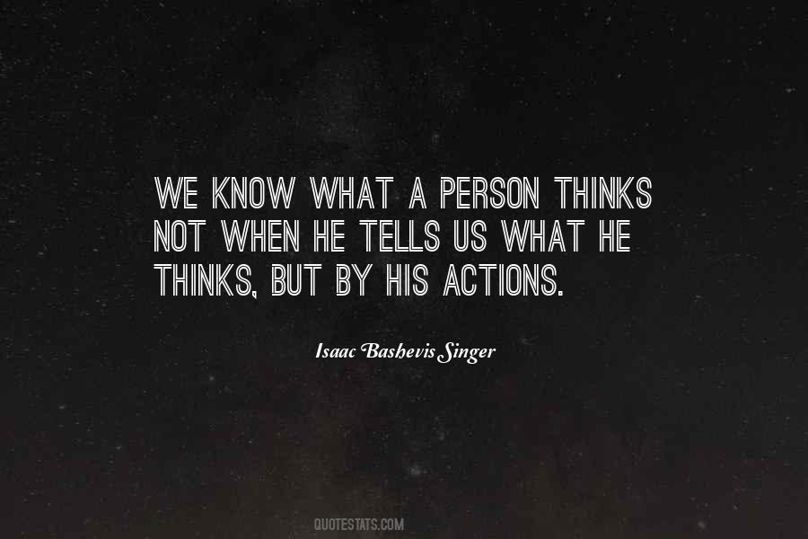 Quotes About A Person's Actions #30646