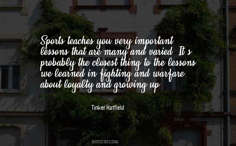 Quotes About Important Lessons #1000916