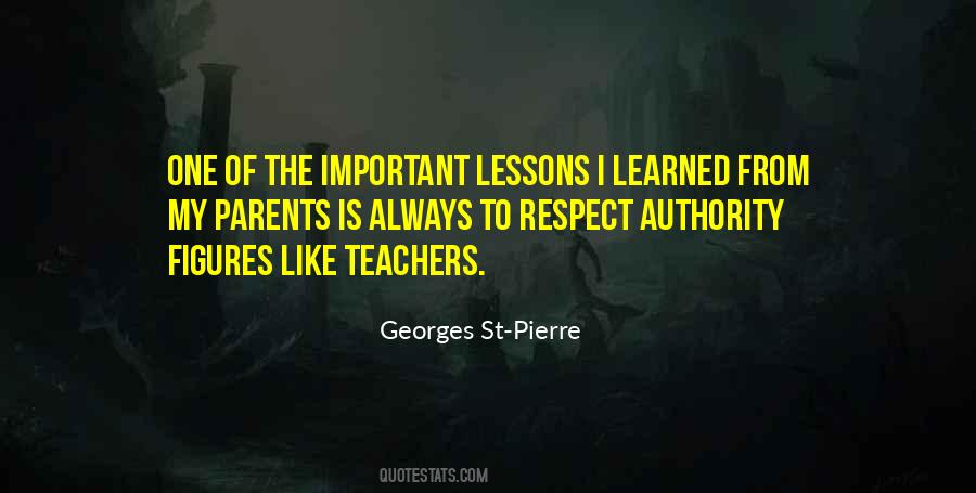 Quotes About Important Lessons #43091