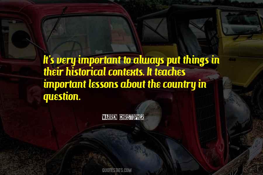 Quotes About Important Lessons #674245