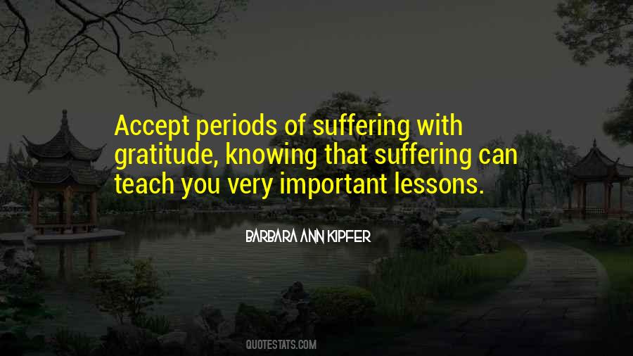 Quotes About Important Lessons #714423