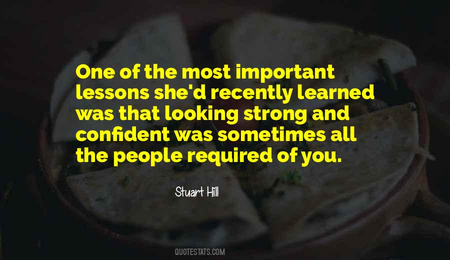 Quotes About Important Lessons #890469