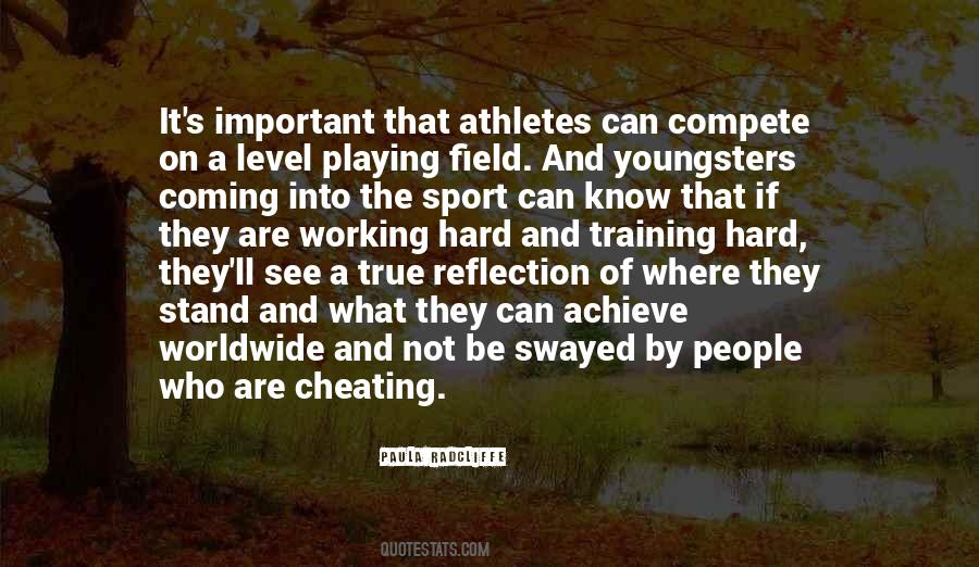 Sports Cheating Quotes #329086