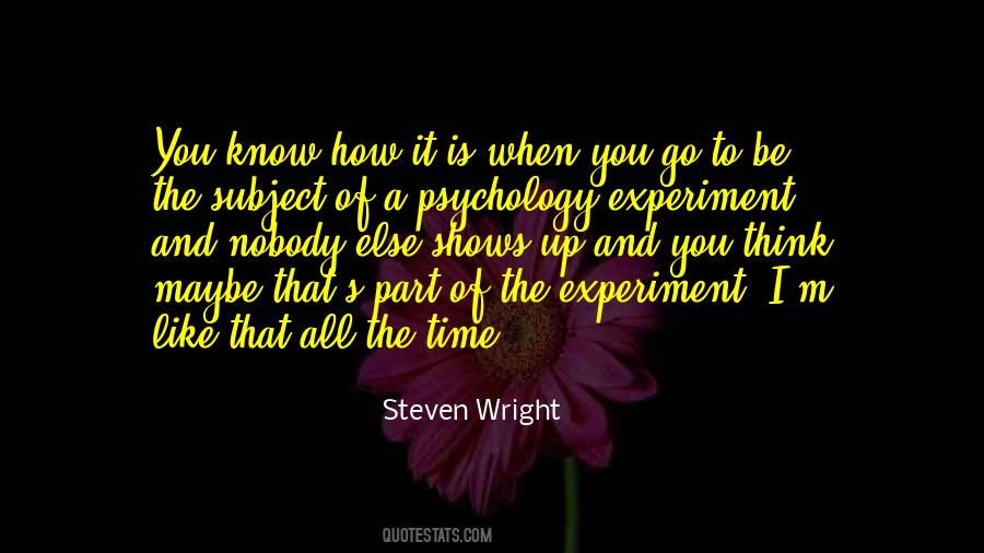 Quotes About Psychology Subject #477858