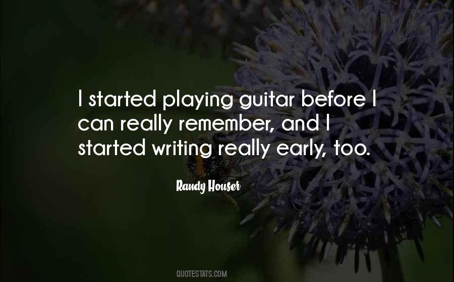 Quotes About Playing Guitar #1271598