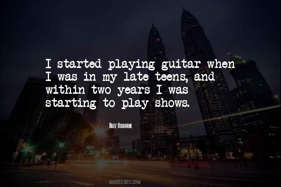 Quotes About Playing Guitar #1348906