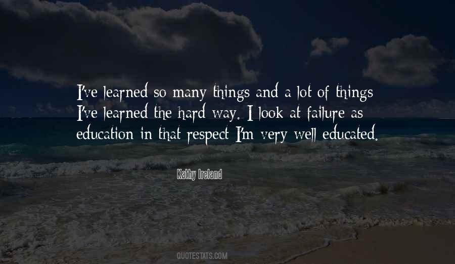 Quotes About Well Educated #1554672