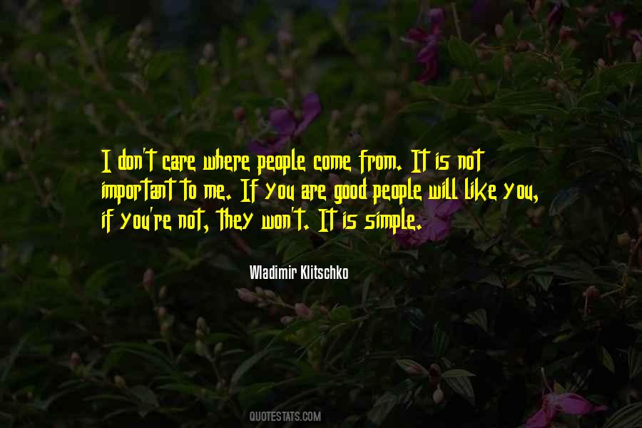 Quotes About You Are Not Important #370576