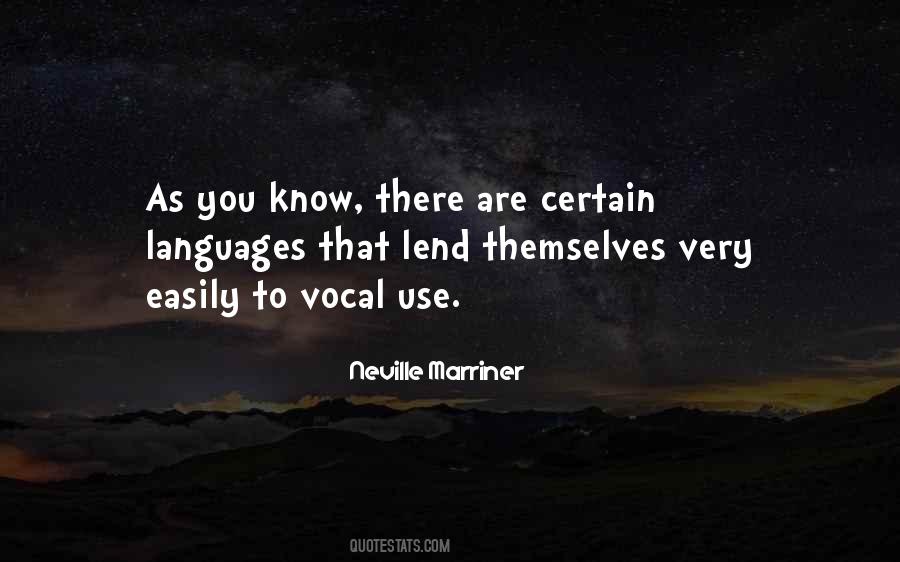 Quotes About Vocal #1117251