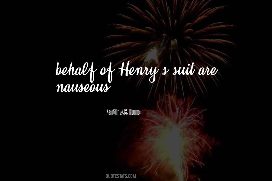 Quotes About Henry #1174201