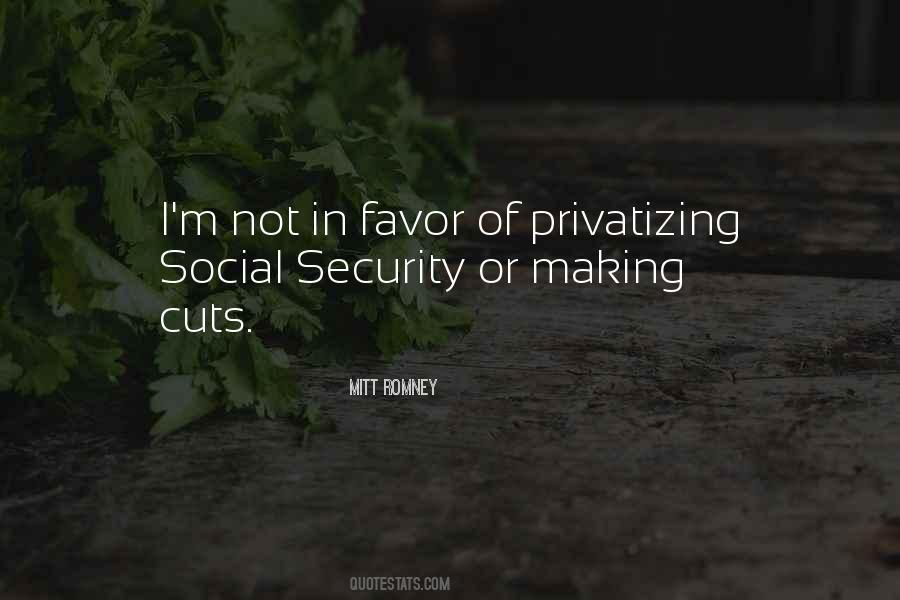 Quotes About Privatizing Social Security #569754