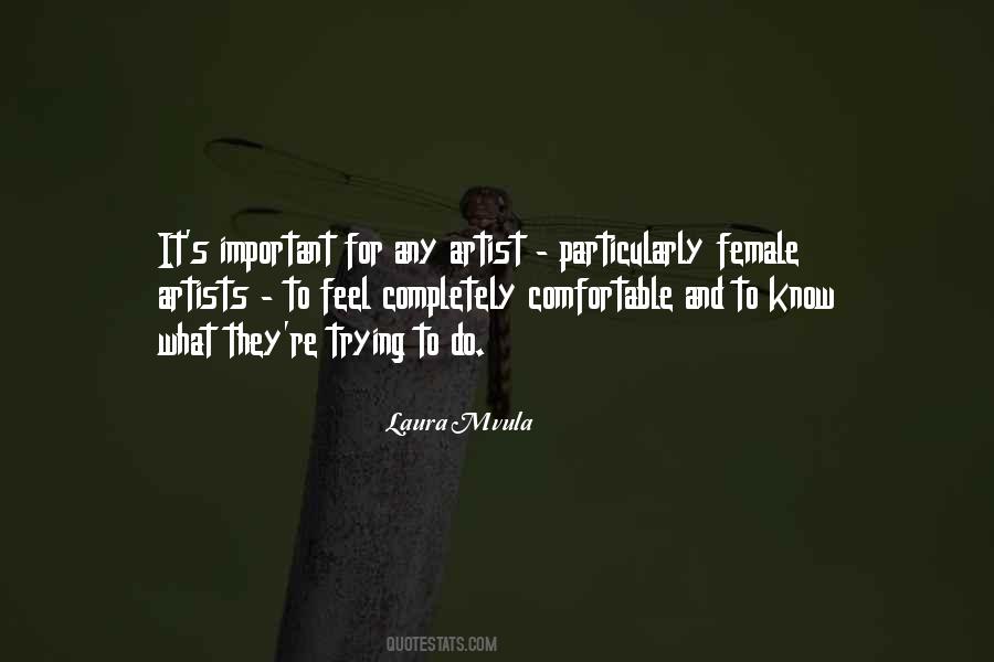 Female Artist Quotes #1012759